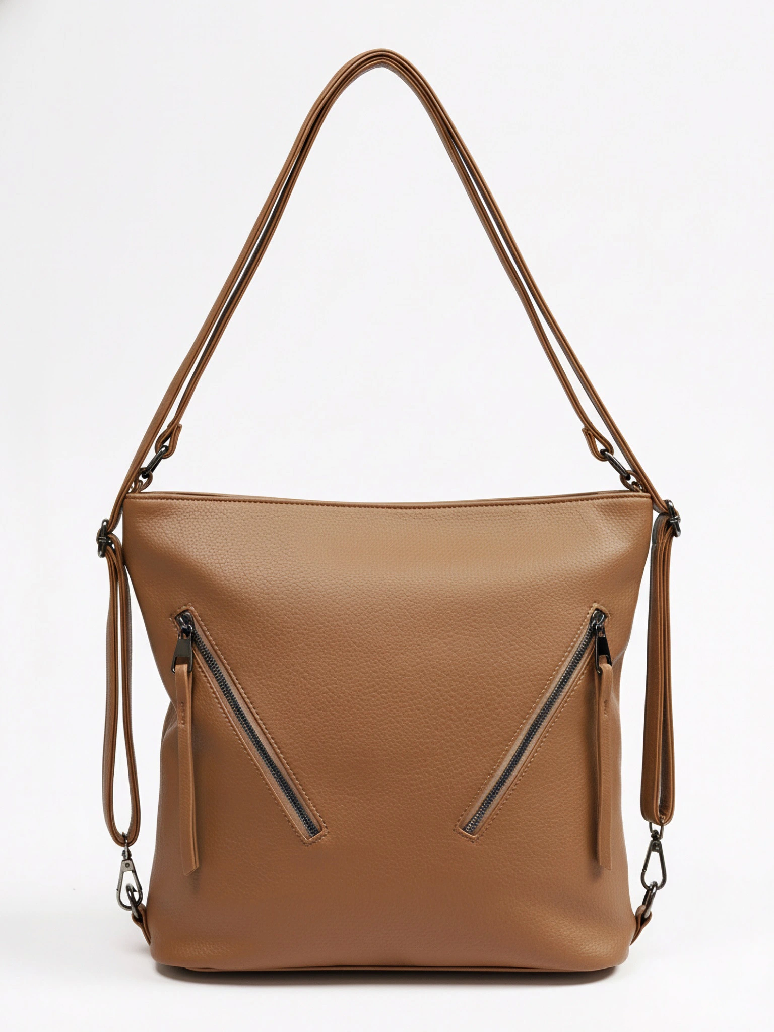 Сумка-шоппер  с регулируемыми ручками и декоративными пуллерами в ассортименте